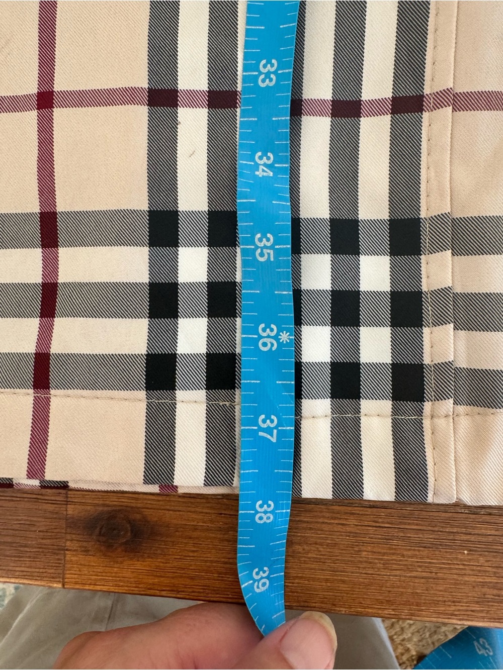 Burberry London Girls Nova Check Plaid Double-Breasted Trench Coat - Picture 15 of 16